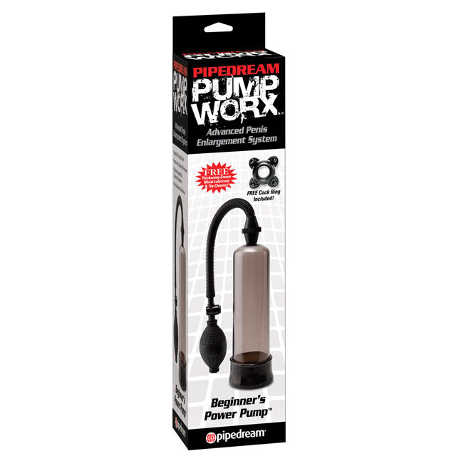 Pipedream Pump Worx Beginner's Power Pump Black