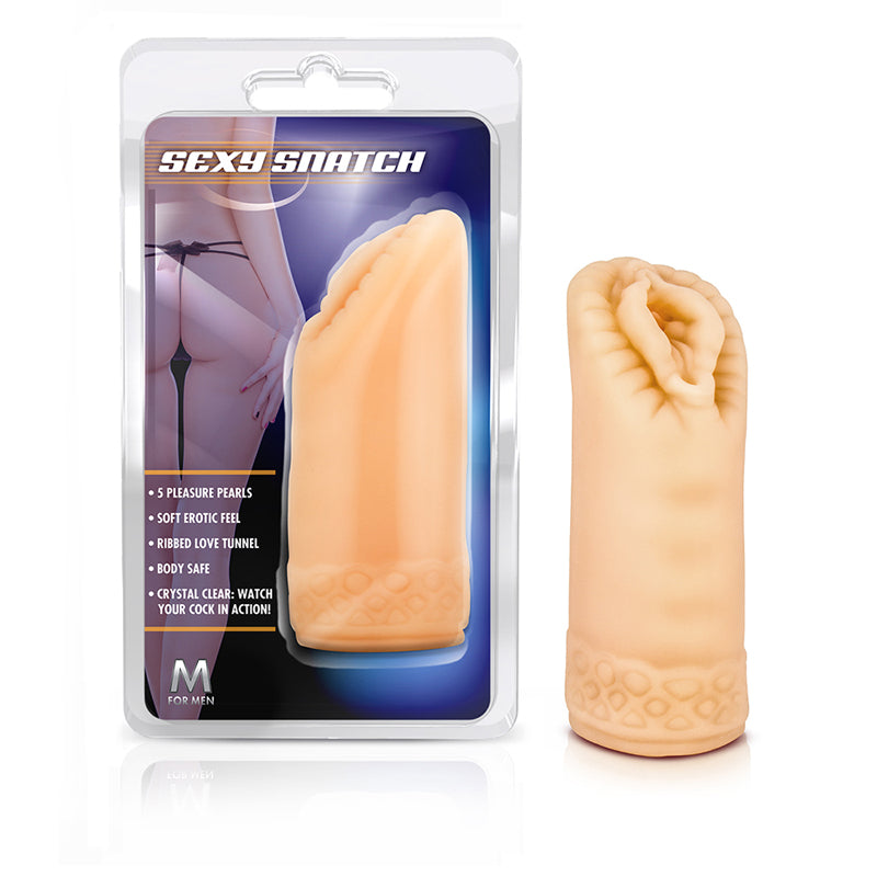 Blush M for Men Sexy Snatch Vagina Stroker Beige