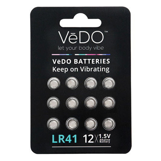 VeDO Batteries LR41 - 12 Pack 1.5V