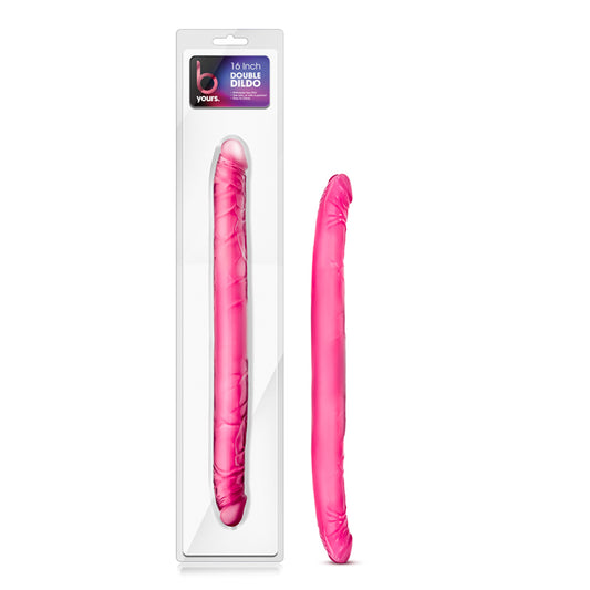 Blush B Yours 16 in. Double Dildo Pink