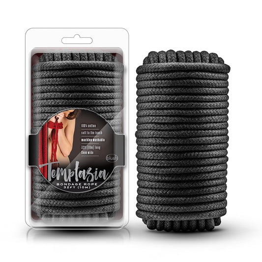 Blush Temptasia Bondage Rope 32 ft. / 10 m Black