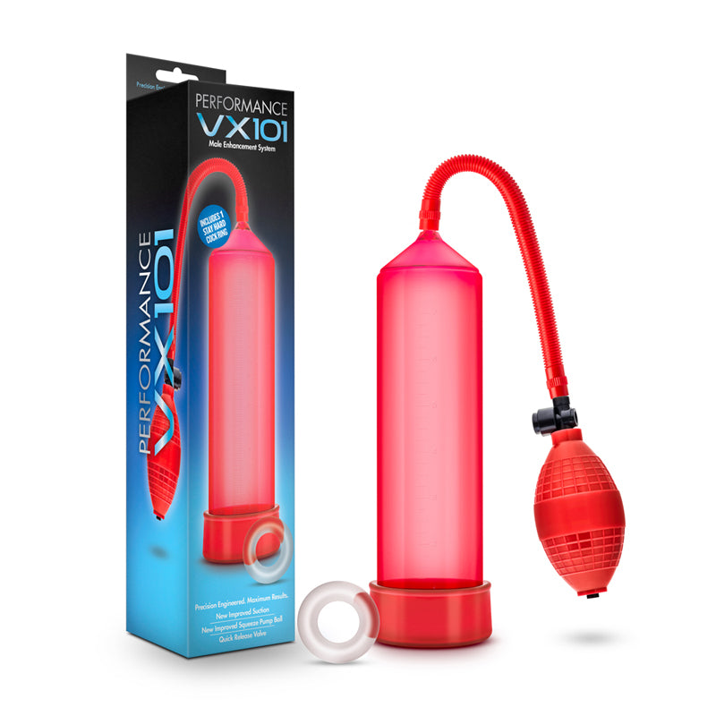 Blush Performance VX101 Male Enhancement Pump Red