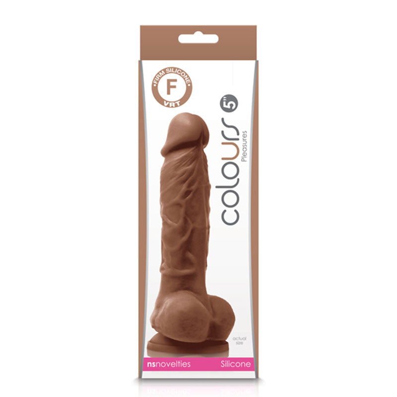 Colours Pleasures 5 in. Dildo Brown