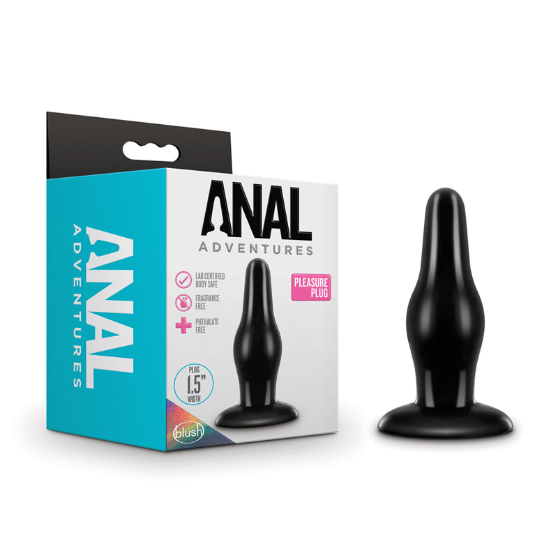 Blush Anal Adventures Pleasure Plug Black