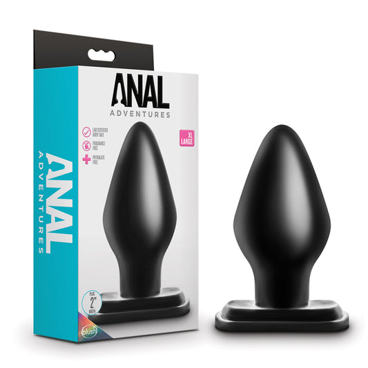 Blush Anal Adventures XL Plug Black