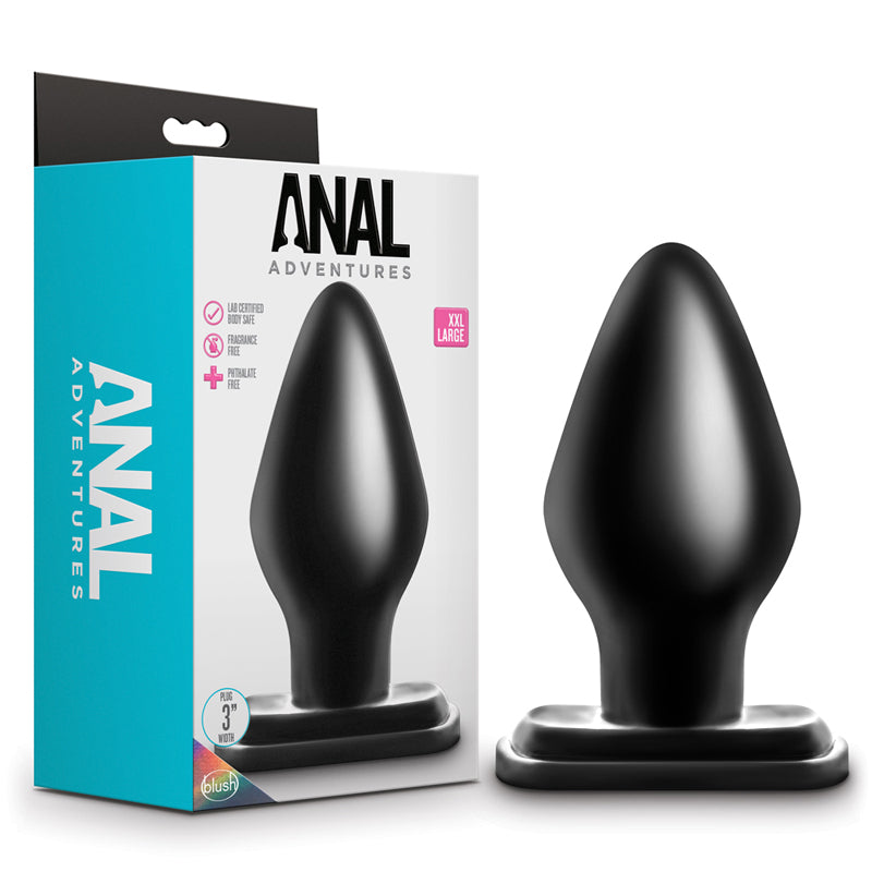 Blush Anal Adventures XXL Plug Black