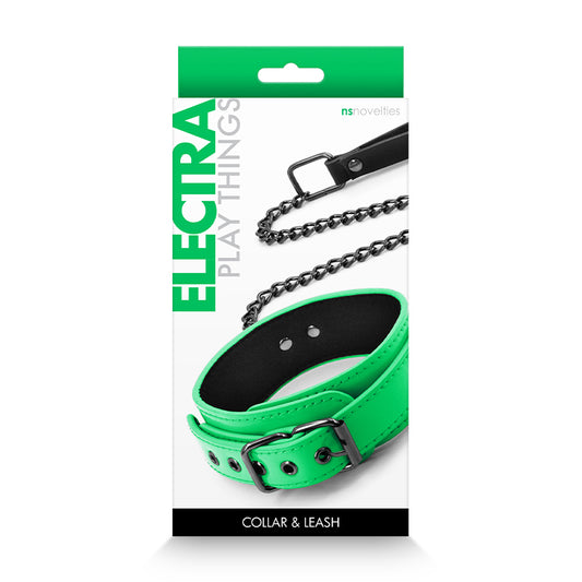 Electra Collar & Leash Green