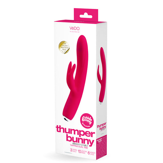 Vedo Thumper Bunny Rechargeable Dual Vibe Pretty Pink