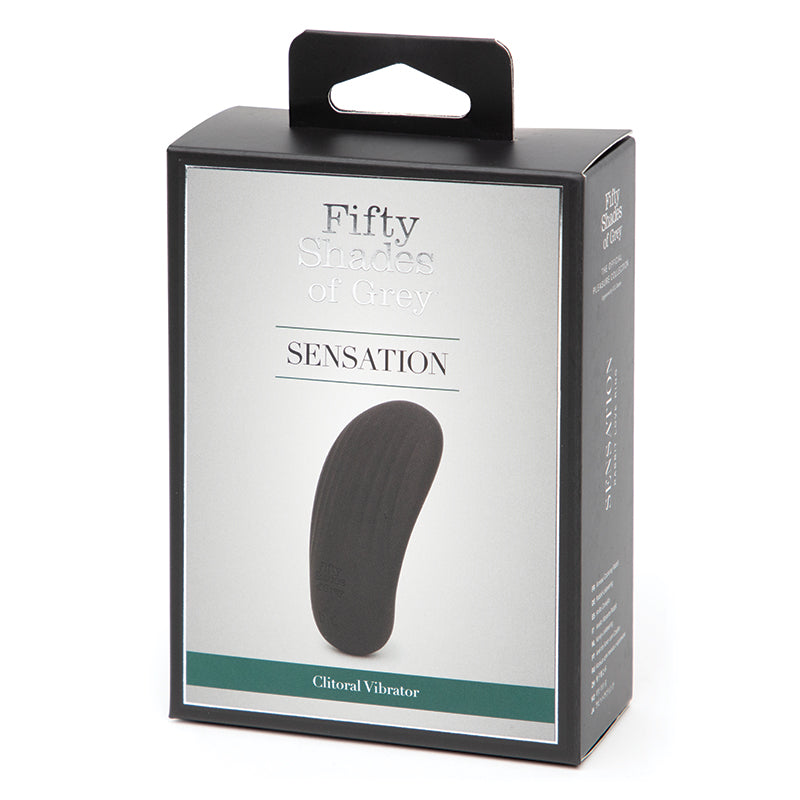 Fifty Shades of Grey Sensation Rechargeable Silicone Clitoral Vibrator Black