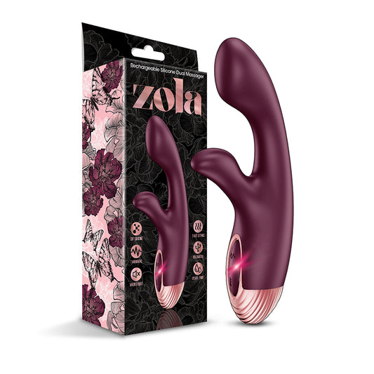 Zola Rechargeable Silicone Warming Dual Massager