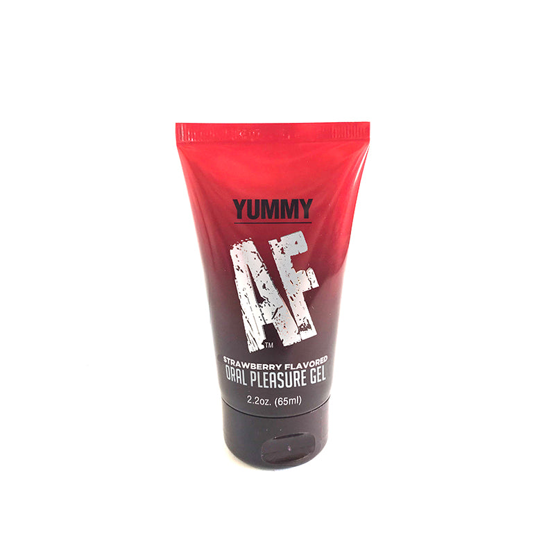 Yummy AF Strawberry Flavored Oral Pleasure Gel 2.2 oz.