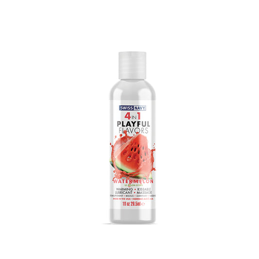 Swiss Navy 4 in 1 Playful Flavors Watermelon 1 oz.