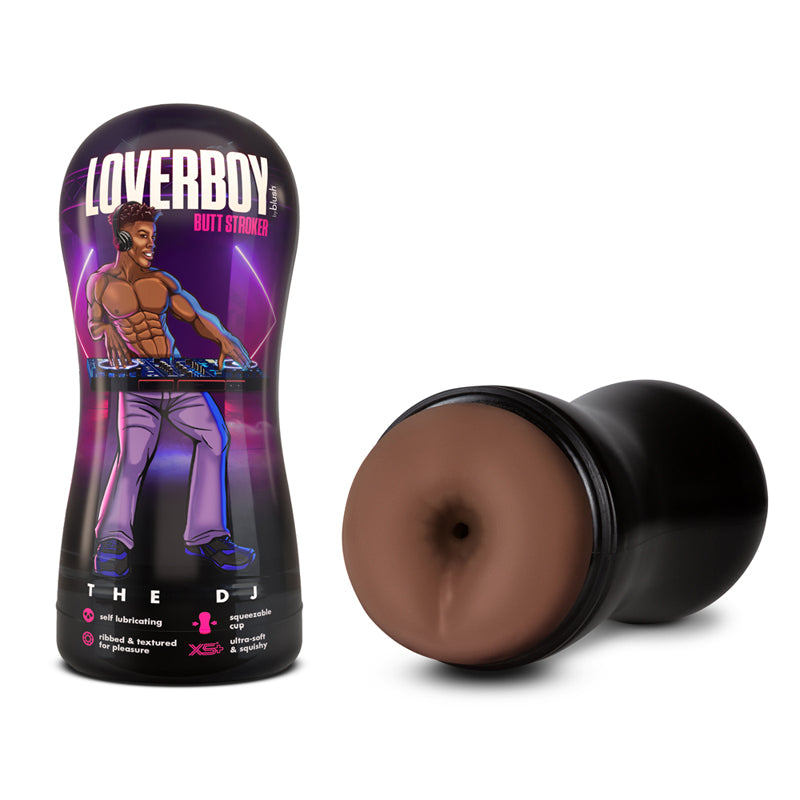 Loverboy The DJ Self-Lubricating Anal Stroker Brown